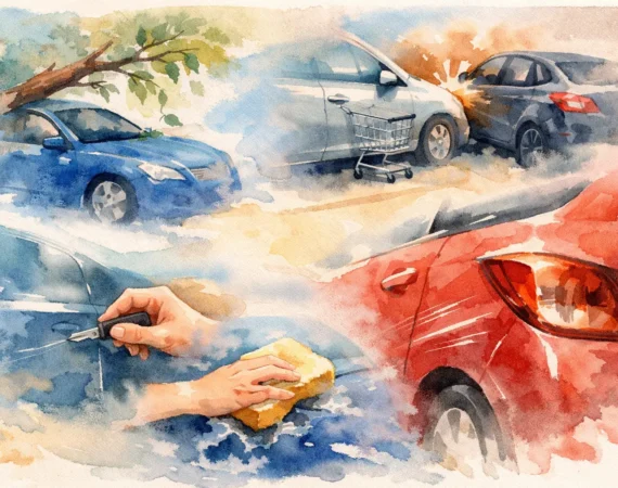 5 Common Causes of Car Scratches and Prevention