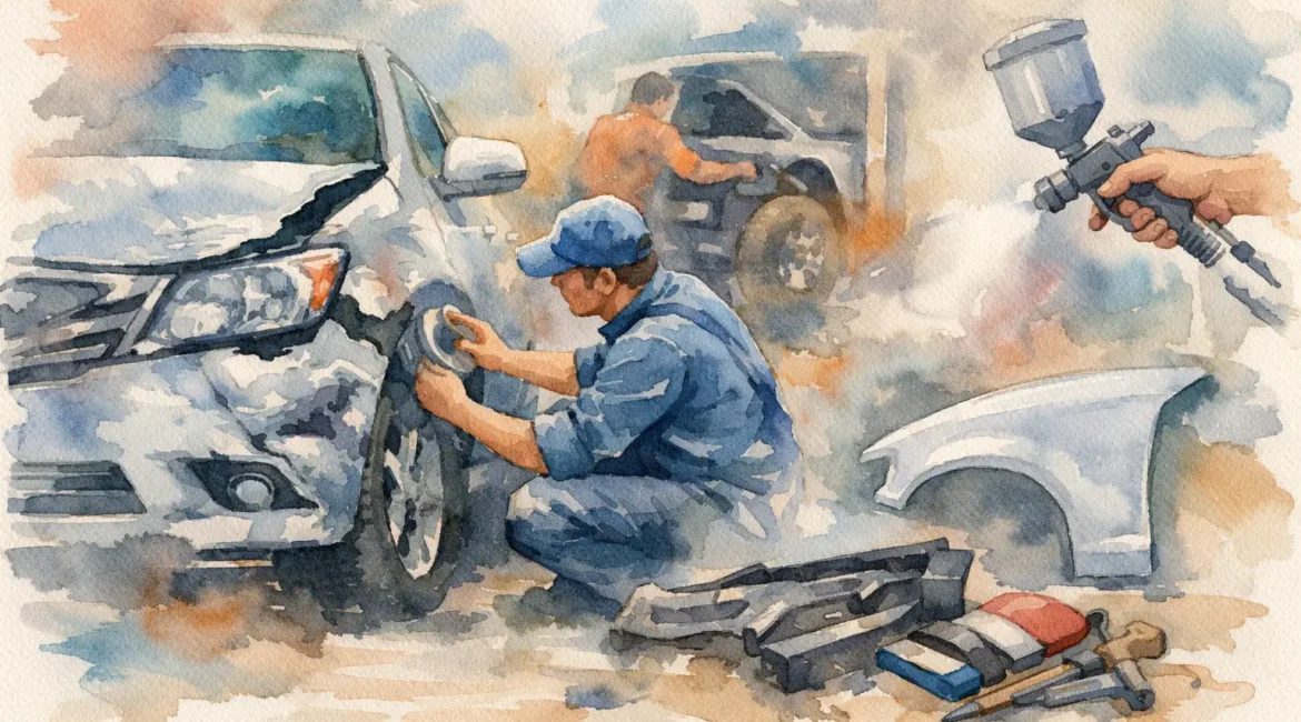 Vehicle Accident Damage Repair Explained, Unique BodyWork