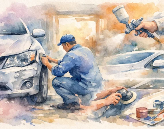 A Minor Collision Repair Example, Step by Step