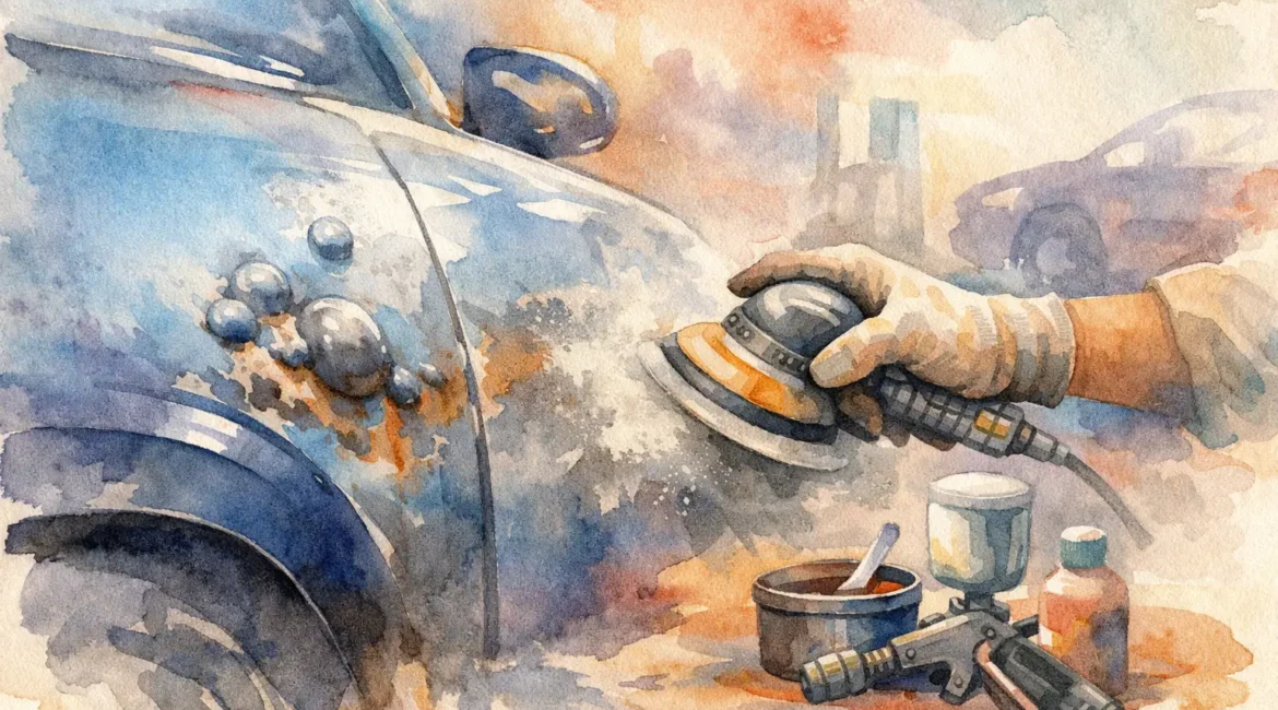 Car Paint Bubbling Repair Options Explained, Unique BodyWork
