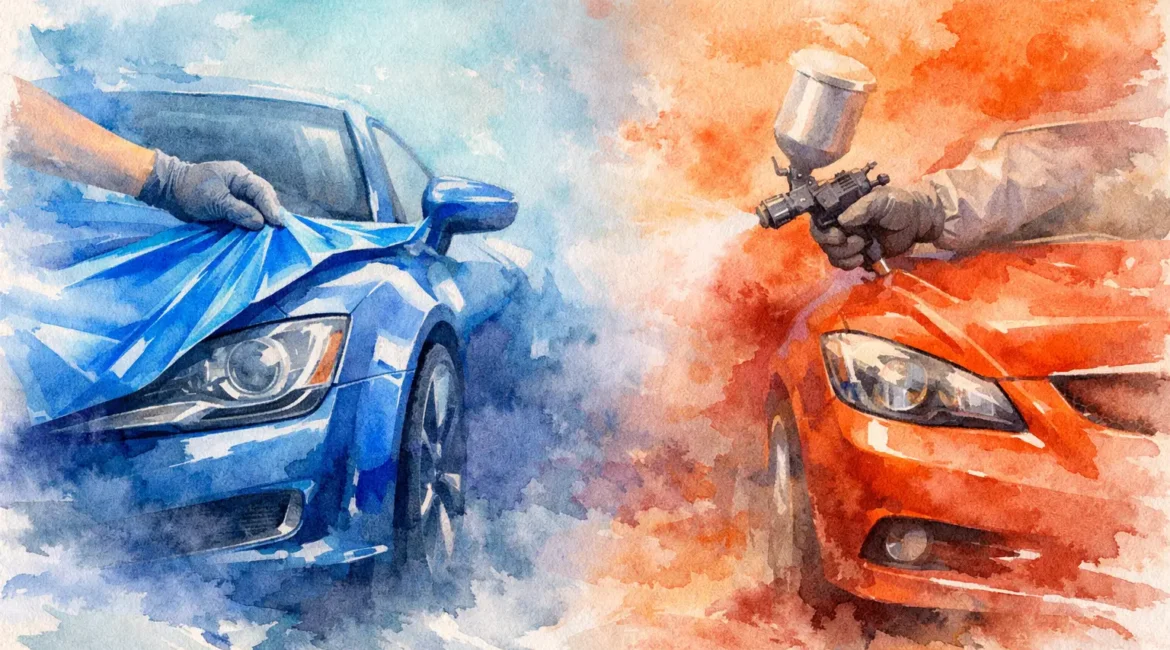 Car Wrapping Versus Respraying Costs Explained, Unique BodyWork