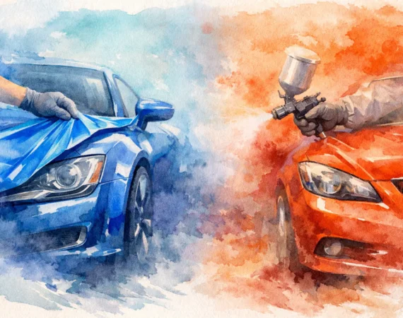 Car Wrapping Versus Respraying Costs Explained
