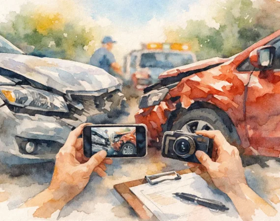 How to Document Vehicle Accident Damage Properly