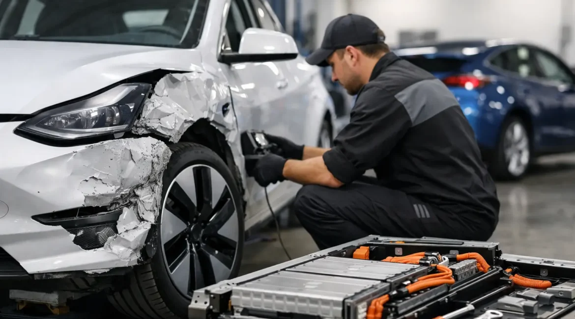 Electric Vehicle Repairs After Body Damage, Unique BodyWork